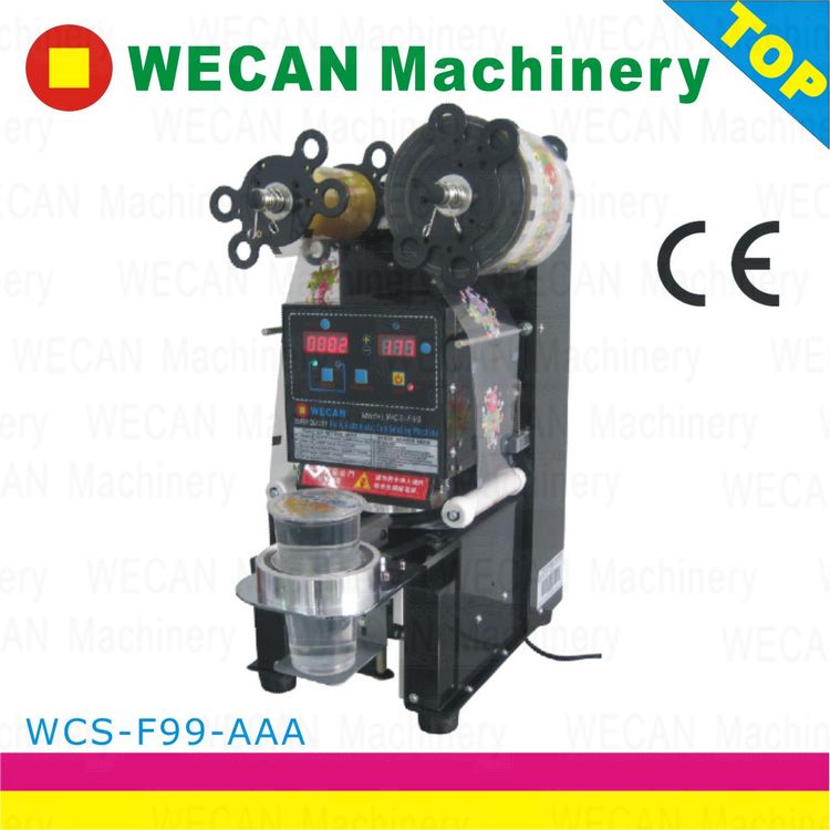 Fully automatic cup sealing machine