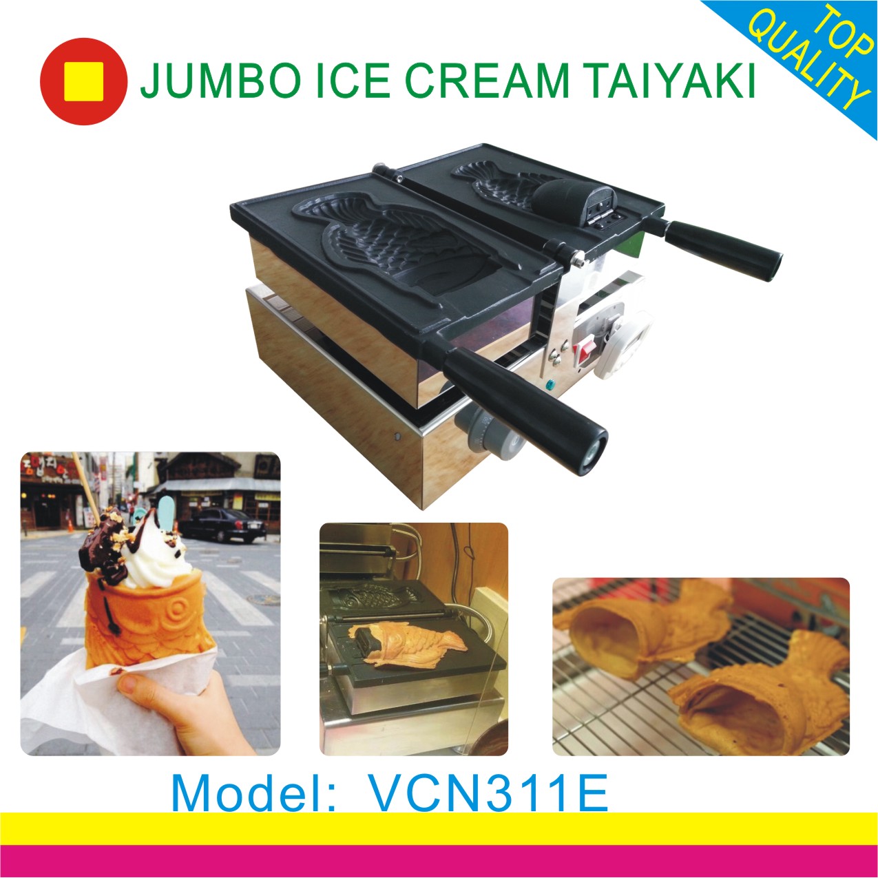Taiyaki maker machine